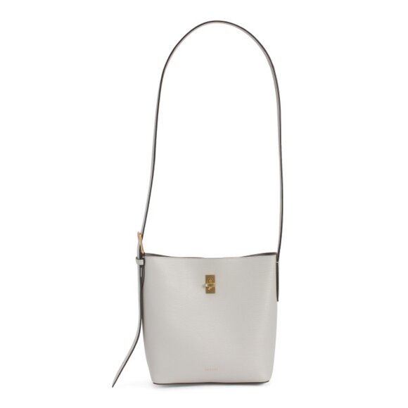 RADLEY LONDON Grey Leather Threadneedle Street Liz Medium Turn Lock Crossbody - Picture 1 of 2